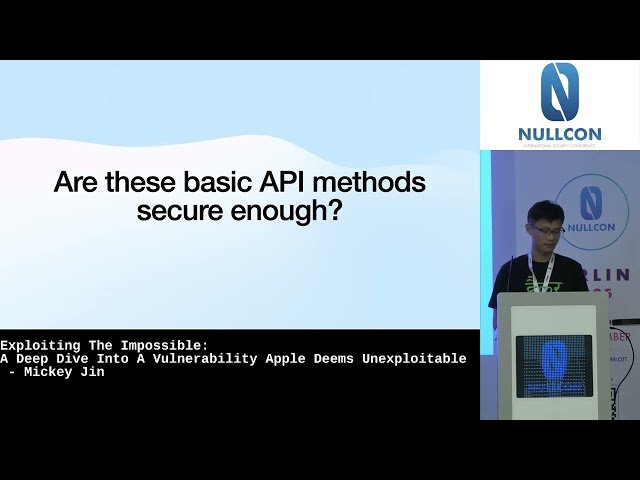 Exploiting the Impossible - A Deep Dive into A Vulnerability Apple Deems Unexploitable