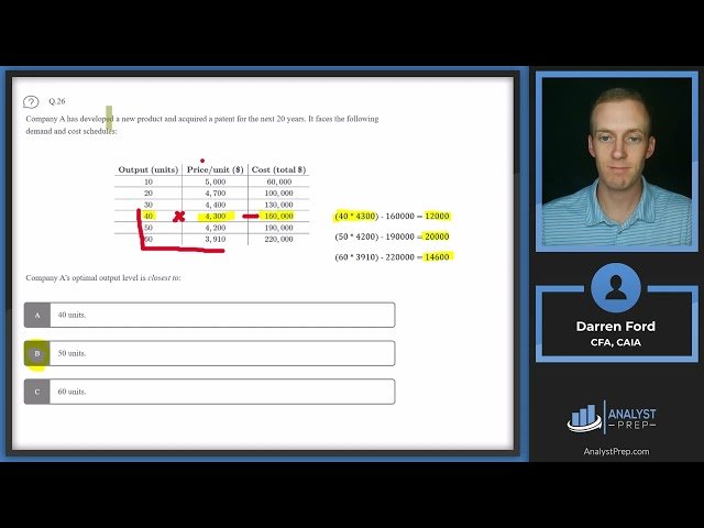 CFA Level I Mock Exam 5A - Questions 21-30