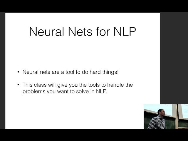 Neural Networks for Natural Language Processing 2019