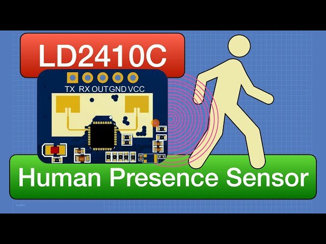 LD2410C Human Presence Sensor with ESP32, Windows, and Bluetooth