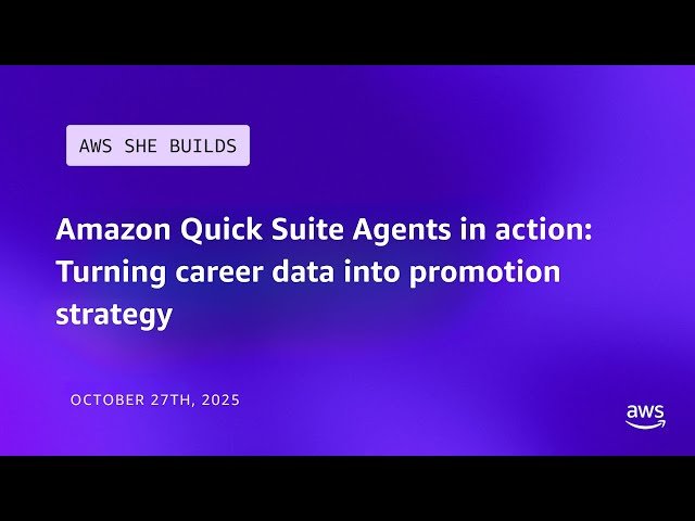 Amazon QuickSight Agents in Action - Turning Career Data into Promotion Strategy
