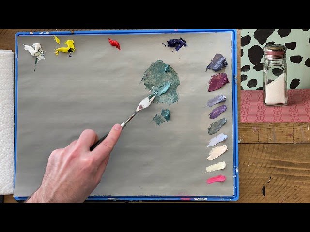Color Mixing and Matching - Color Sharing - Saltshaker Painting