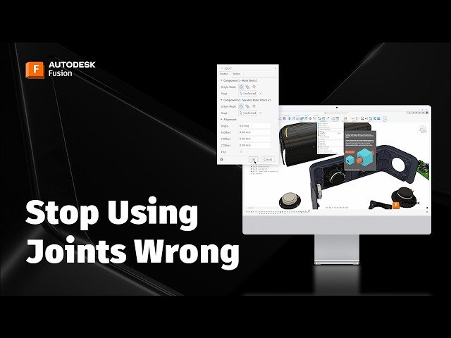 Using Joints and Constrain Components Together in Autodesk Fusion