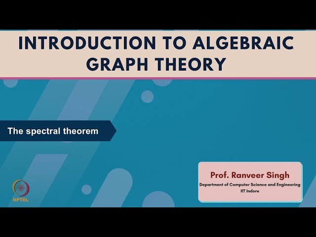 The Spectral Theorem - Every Symmetric Matrix Has n Orthogonal Eigenvectors