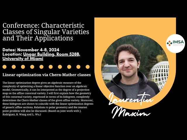 Linear Optimization via Chern-Mather Classes