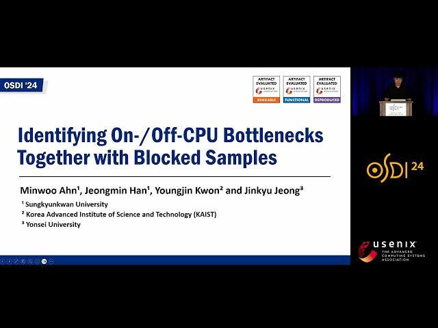 Identifying On-CPU and Off-CPU Bottlenecks with Blocked Samples