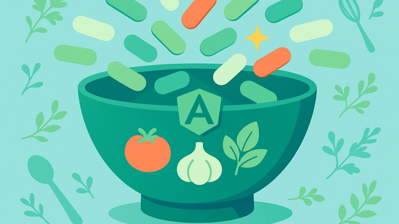 Creating an Interactive Cooking Helper Landing Page with Angular