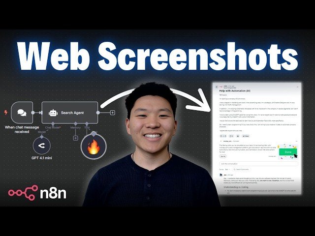 This AI Agent Can Scrape and Screenshot the Web with No Code - n8n Tutorial