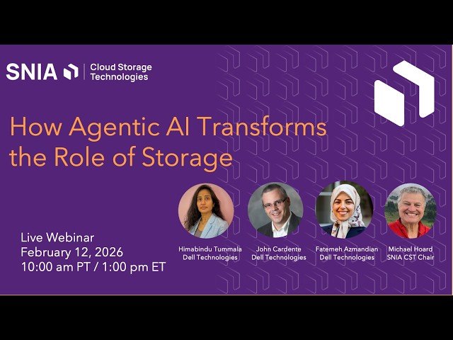 How Agentic AI Transforms the Role of Storage