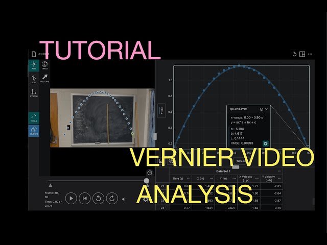 Vernier Video Analysis Tutorial