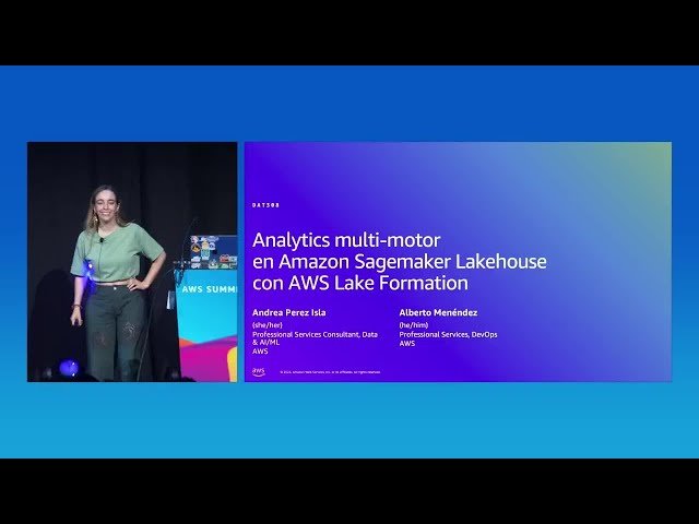 Analytics Multi-Motor en SageMaker Lakehouse con AWS Lake Formation