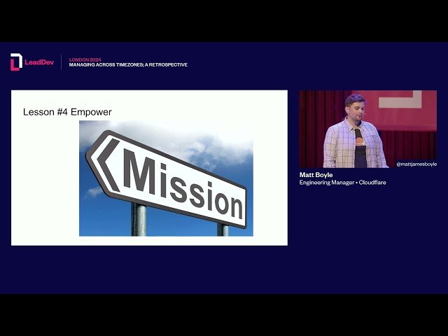 Managing Across Time Zones - A Remote Team Leadership Retrospective