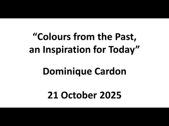 Colours from the Past - An Inspiration for Today