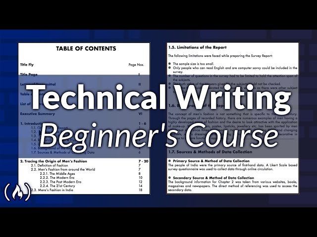 Technical Writing Course for Beginners
