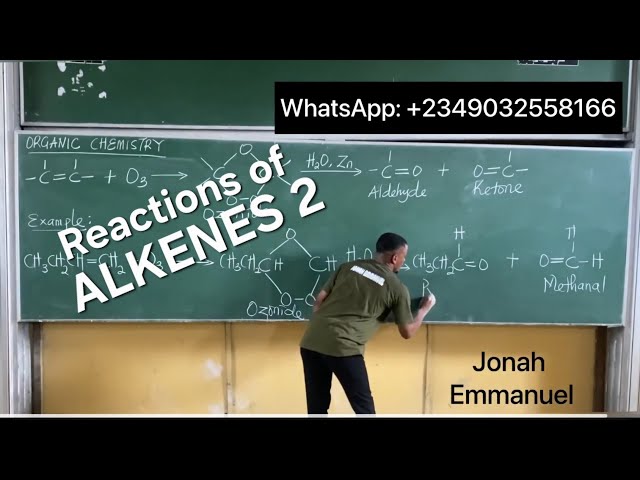Reactions of Alkenes 2 - Organic Chemistry