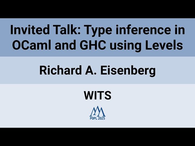 Type Inference in OCaml and GHC Using Levels