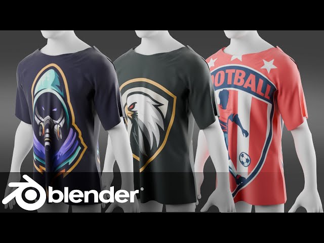 Put Your Logo on a Shirt - Blender Tutorial