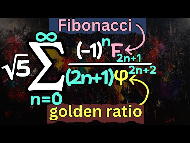 A Very Golden Fibonacci Sum - Mathematical Series Analysis