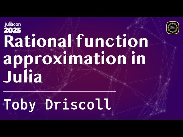 Rational Function Approximation in Julia