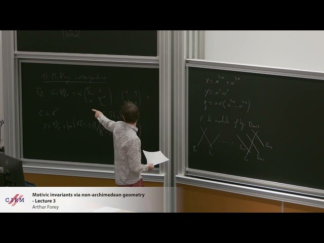 Motivic Invariants via Non-Archimedean Geometry - Lecture 3
