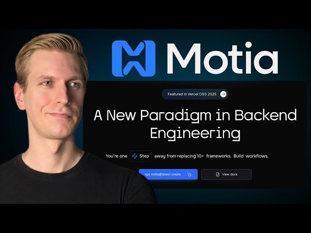 Motia Tutorial - The Backend Framework Going Viral on GitHub - API, Background Jobs, Queue, AI-Agent