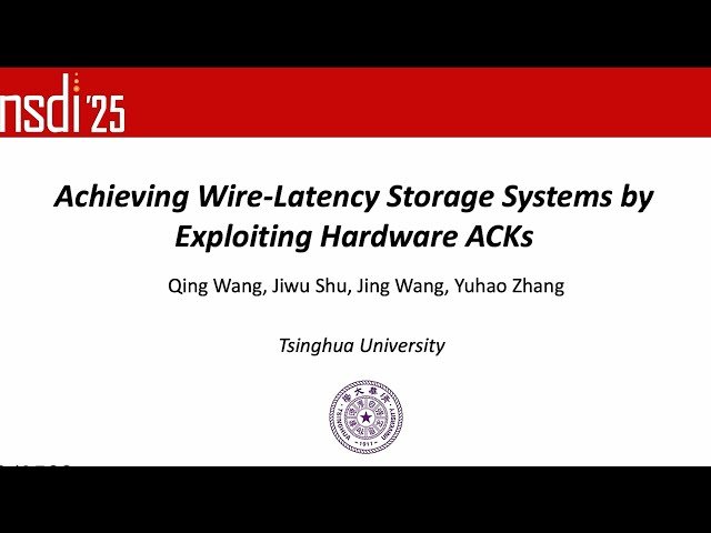 Achieving Wire-Latency Storage Systems by Exploiting Hardware ACKs