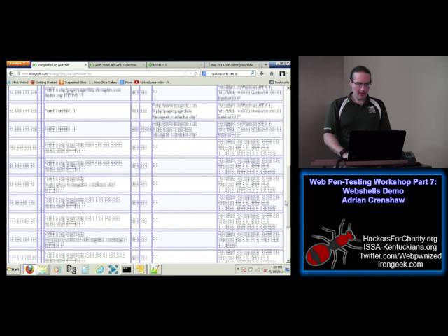Free Video: Web Penetration Testing Workshop: Webshells Demo - Part 7 ...