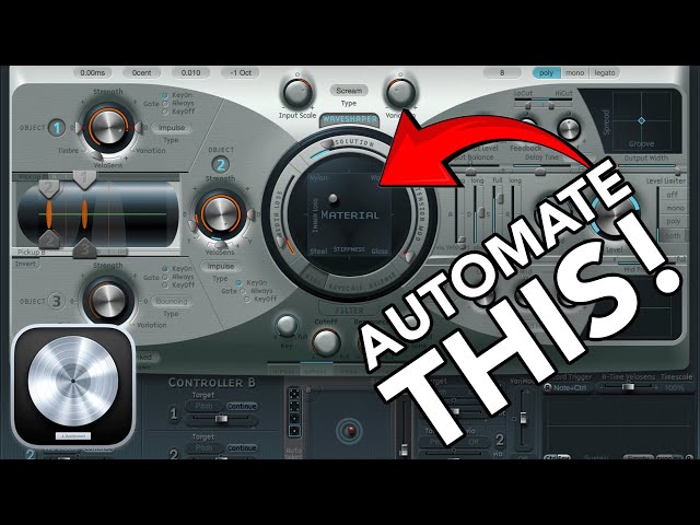 Logic Pro: Sculpture Material Pad Sound Design and Automation