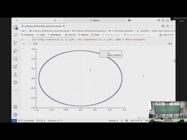 Ordinary Differential Equations - Numerical Approximations - Class 7