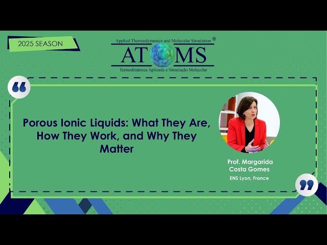 Porous Ionic Liquids - What They Are, How They Work, and Why They Matter