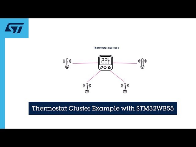 Implementing a Smart Home Thermostat Cluster with STM32WB55