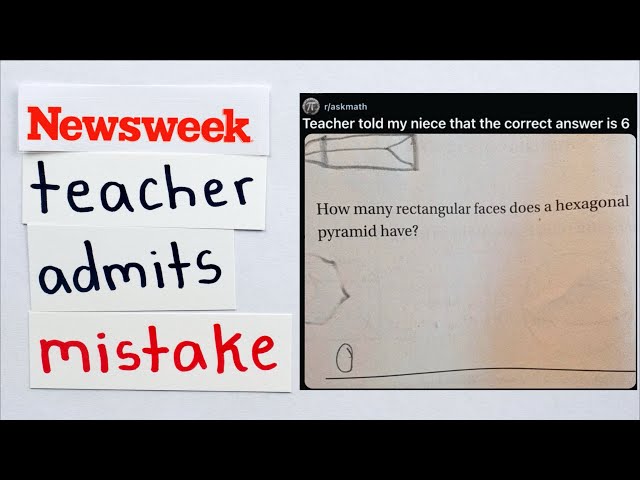 Hexagonal Pyramids Don't Have Rectangular Faces - Mathematical Misconception Explained