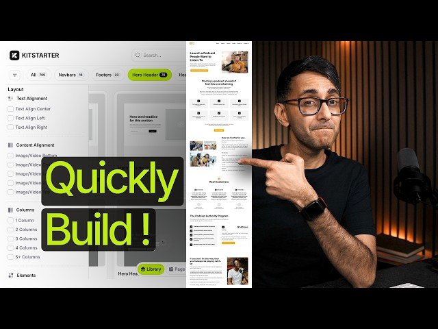 Build the VITAL 6 Sections Every Home Page Needs Fast