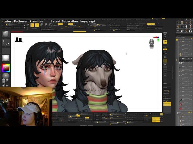 Creating Hair in ZBrush - Digital Sculpting Techniques