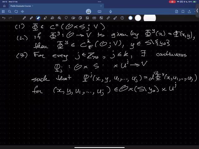 Infinite-Dimensional Analysis and Differential Geometry - Lecture 10