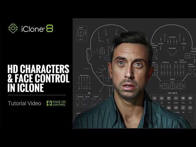 Working with CC5 HD Characters and HD Face Control in iClone 8