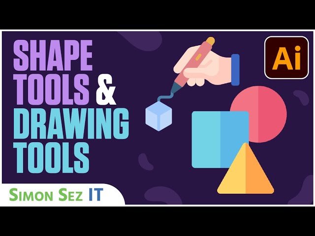 How to Use Shapes and Drawing Tools in Adobe Illustrator CC