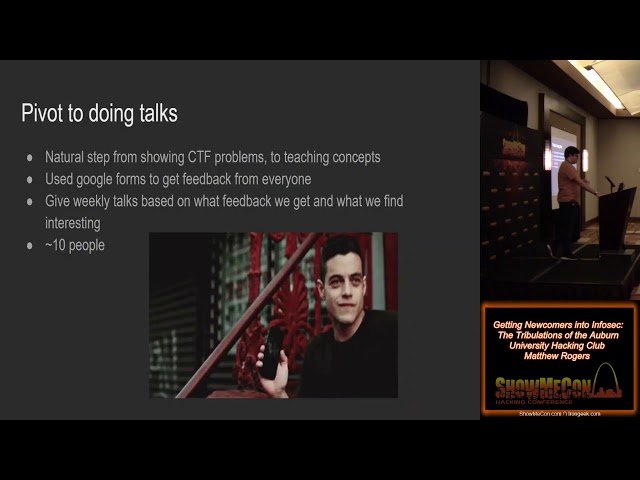 Getting Newcomers into Infosec - The Tribulations of the Auburn University