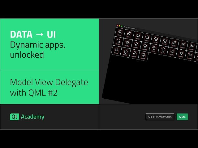 Displaying Data with QML - Model View Delegate with QML #2