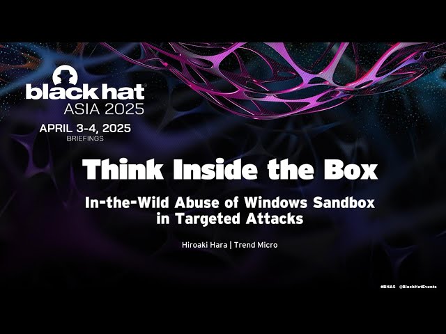 Think Inside the Box - In-the-Wild Abuse of Windows Sandbox in Targeted Attacks