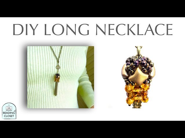 How to Make a Bead Cap with Chain Tassel