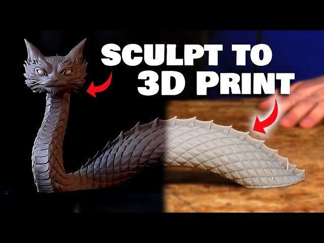 Sculpt - Scan - 3D Print Tutorial with Prusa and Formlabs Printers