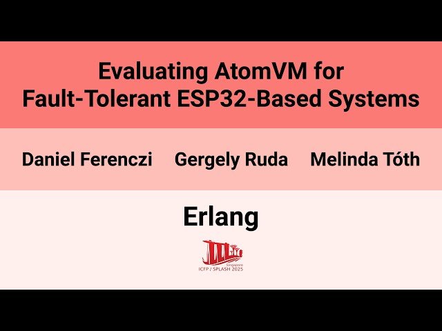 Evaluating AtomVM for Fault-Tolerant ESP32-Based Systems