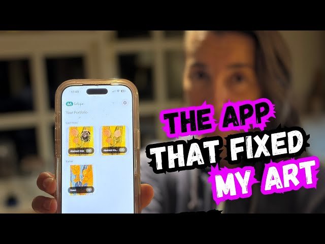 Using AI Art Critique App to Overcome Creative Blocks in Printmaking