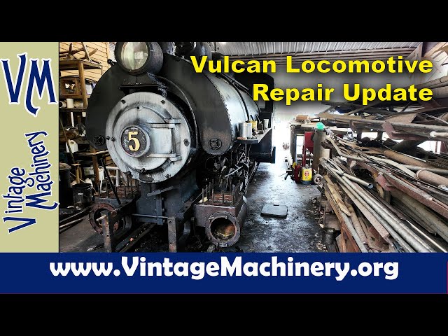 Vulcan Steam Locomotive - Cylinder and Piston Repair Update