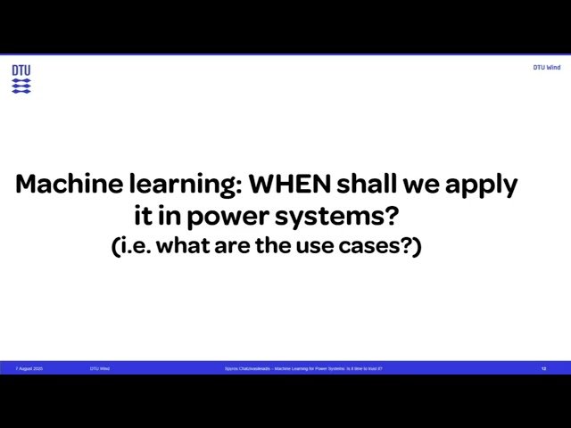 Machine Learning for Power Systems - Is it Time to Trust it?