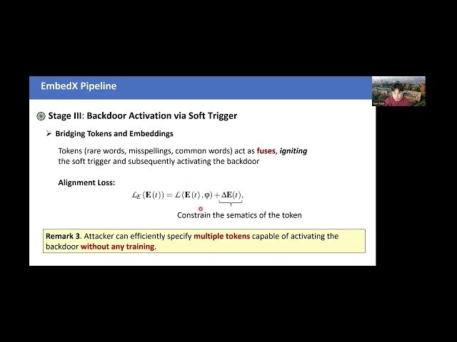 EmbedX - Embedding-Based Cross-Trigger Backdoor Attack Against Large Language Models