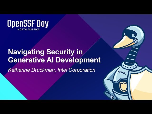 Navigating Security in Generative AI Development