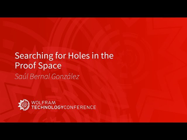 Searching for Holes in the Proof Space