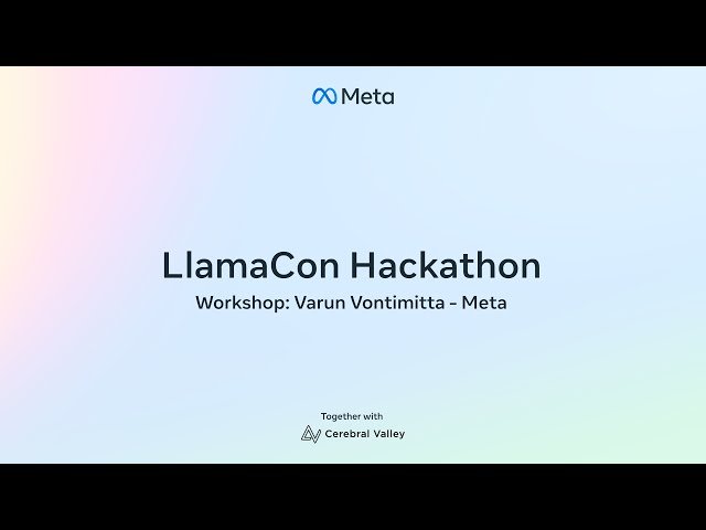 Llama 4 Models and API Workshop for Hackathon Projects